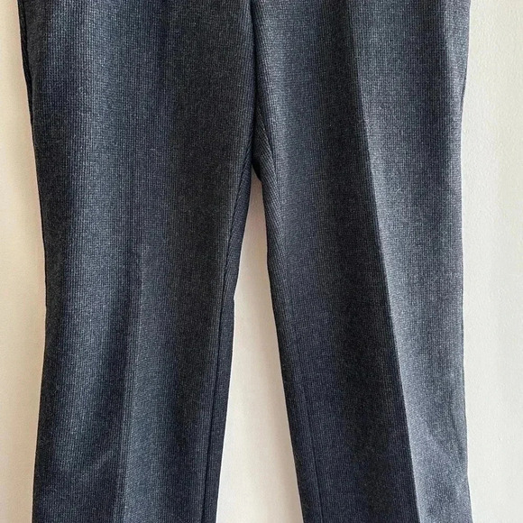 Charter Club Classic Fit Grey Checked Wool Blend Trousers, Size 10 - Picture 12 of 16